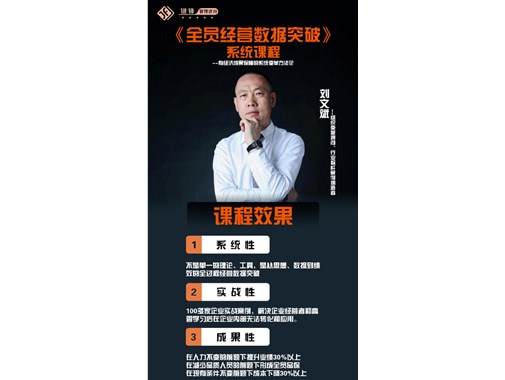 全員經(jīng)營數(shù)據(jù)突破系統(tǒng)課程